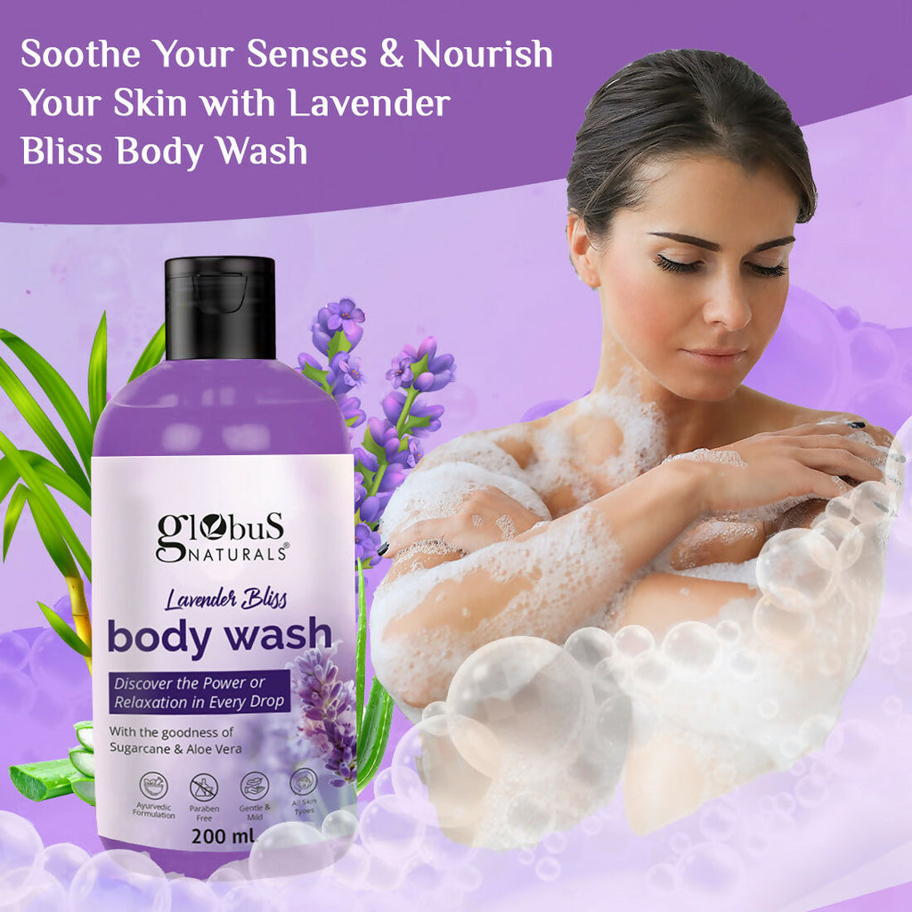 Globus Naturals Lavender Body Wash - Distacart