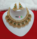 Joban Fashion Women Green Copper Necklace Set - Distacart