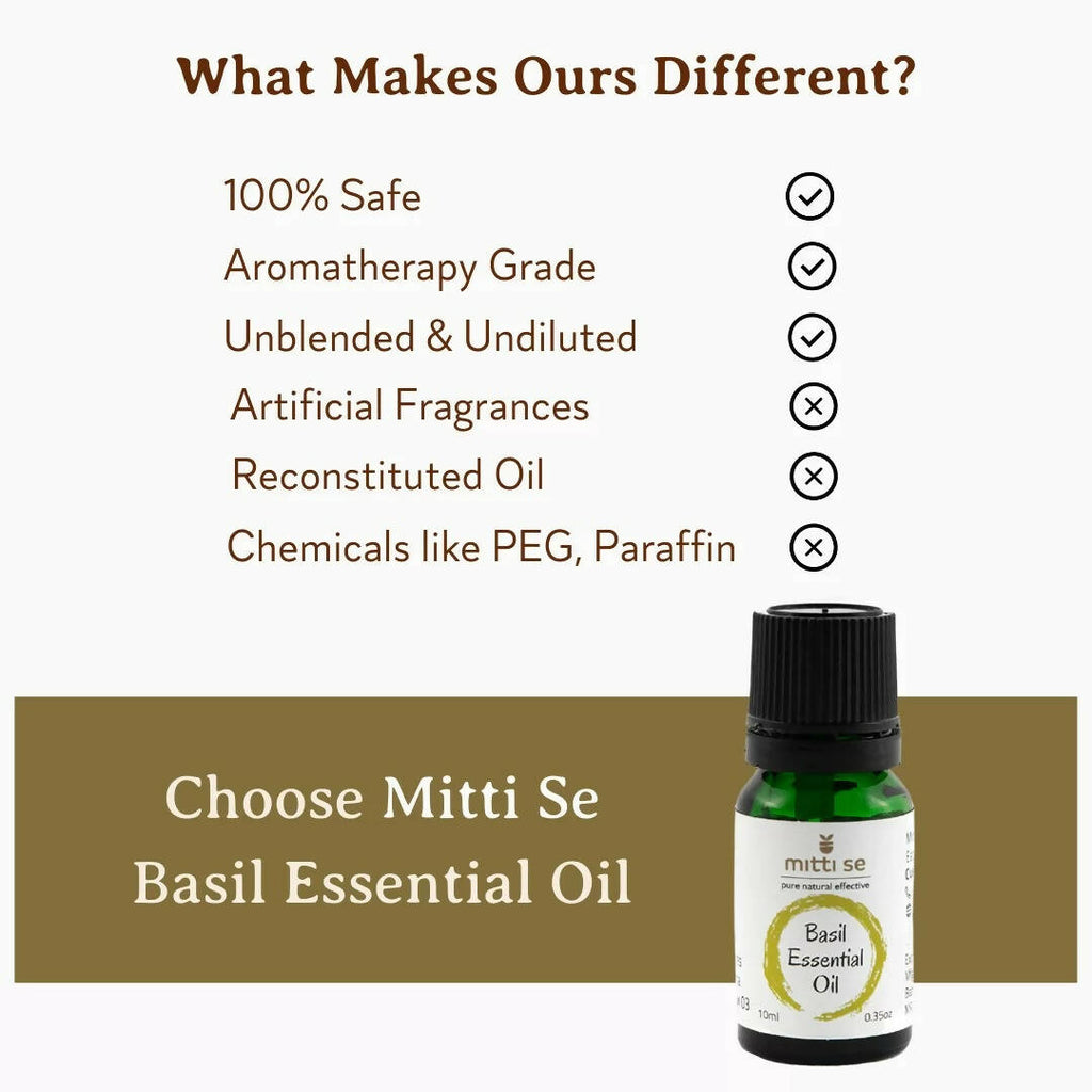 Mitti Se Basil Essential Oil