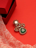Ruby Raang Green Mosaic Brooch