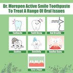 Dr. Morepen Active Smile Herbal Toothpaste with Neem, Clove & Menthol