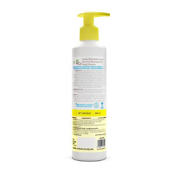 Mamaearth Lemon Anti-Dandruff Shampoo with Lemon & Aloe Vera for Itchy & Flaky Scalp - Distacart