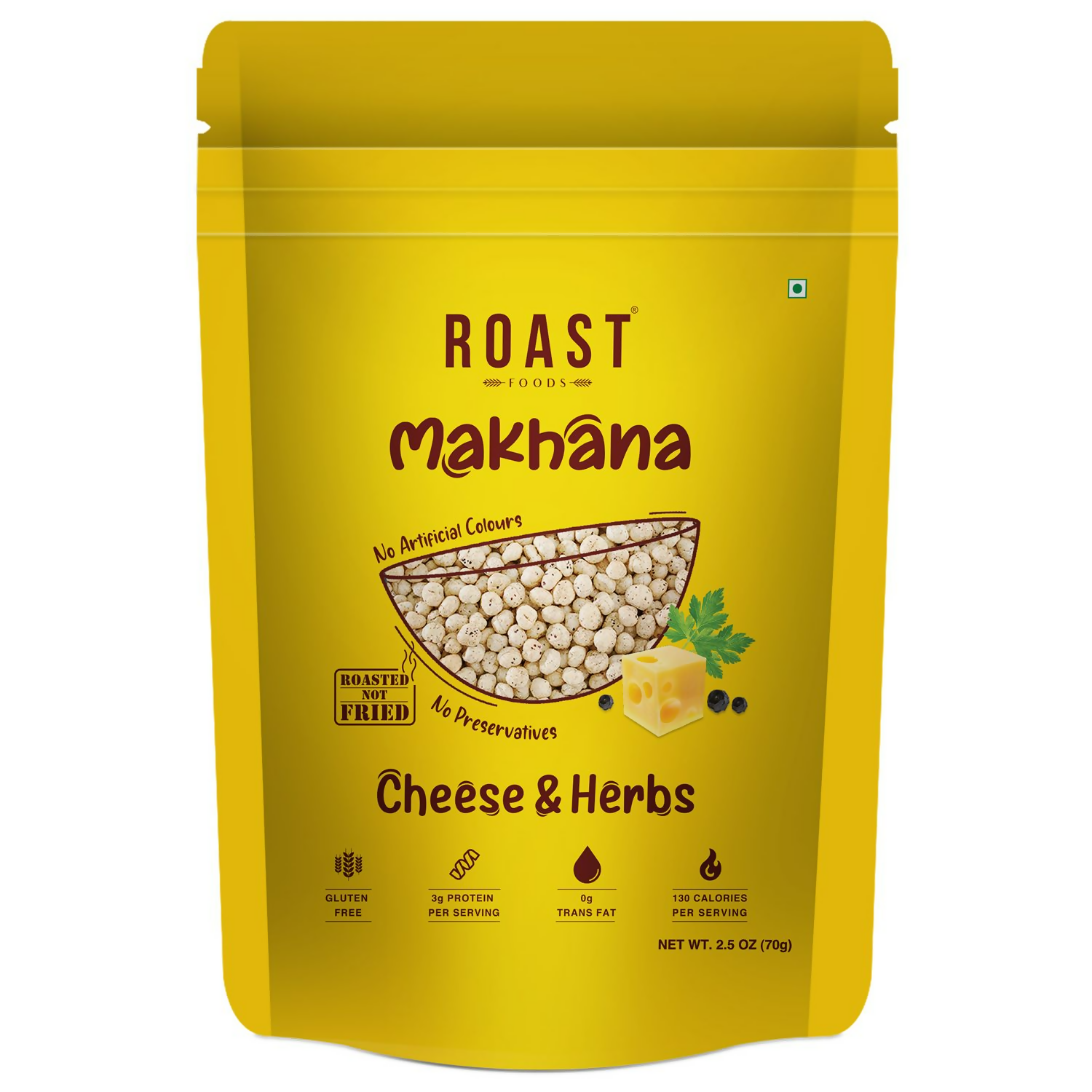 Roast Foods Makhana Cheese and Herbs - Distacart