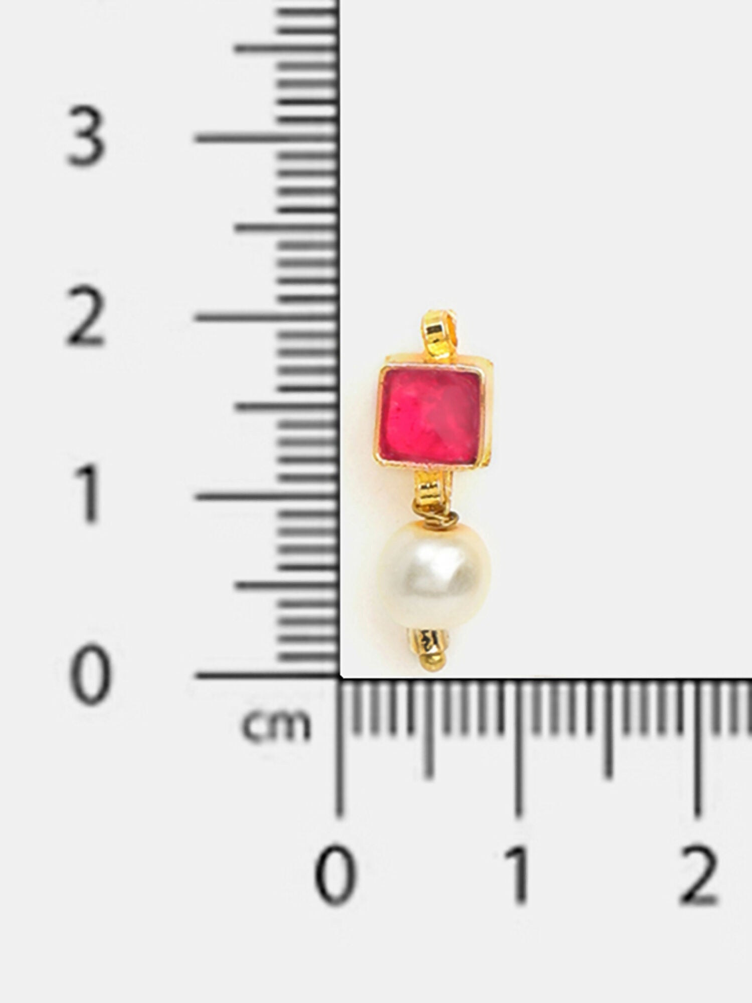 Ruby Raang Garnet Glamour Earrings - Distacart