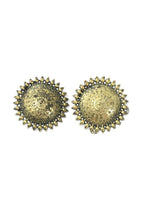 Mominos Fashion Johar Kamal Oxidised Gold-Plated Brass Finish Ghungroo Design Choker Set - Distacart