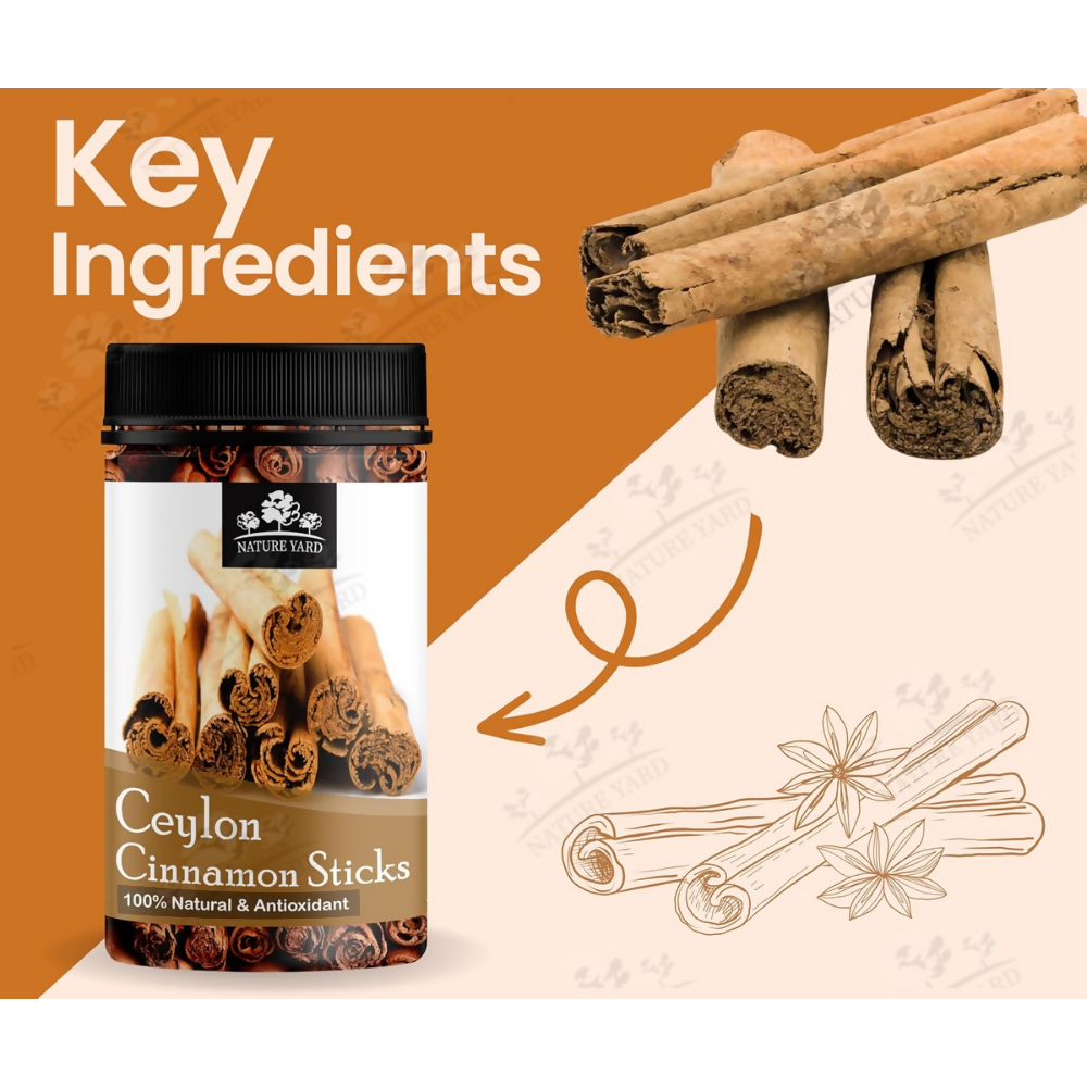 Nature Yard Real Ceylon Cinnamon Sticks