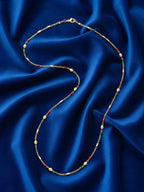 NVR Women Gold Plated Artificial Beads Chain - Distacart