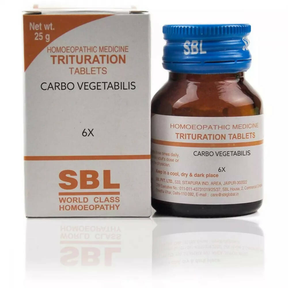 SBL Homeopathy Carbo Vegetabilis Trituration Tablets - Distacart