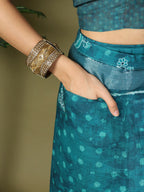 Shree Shyam Fashion Cotton Sky Blue Saree - Distacart