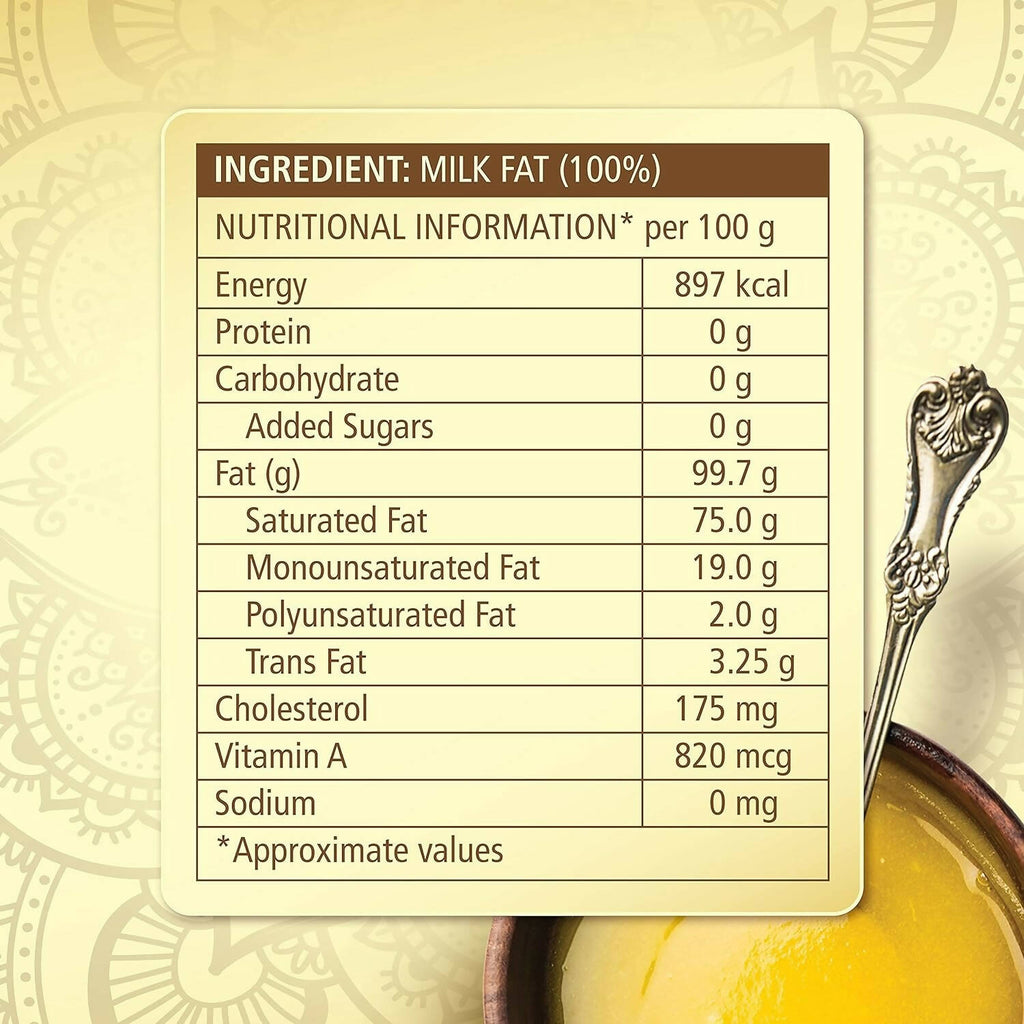 Dabur 100% Pure Daanedaar Cow Ghee - Distacart