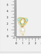 Ruby Raang Ruhani Green Pearl Earrings - Distacart