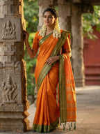 Shree Shyam Fashion Mustard Cotton Saree - Distacart