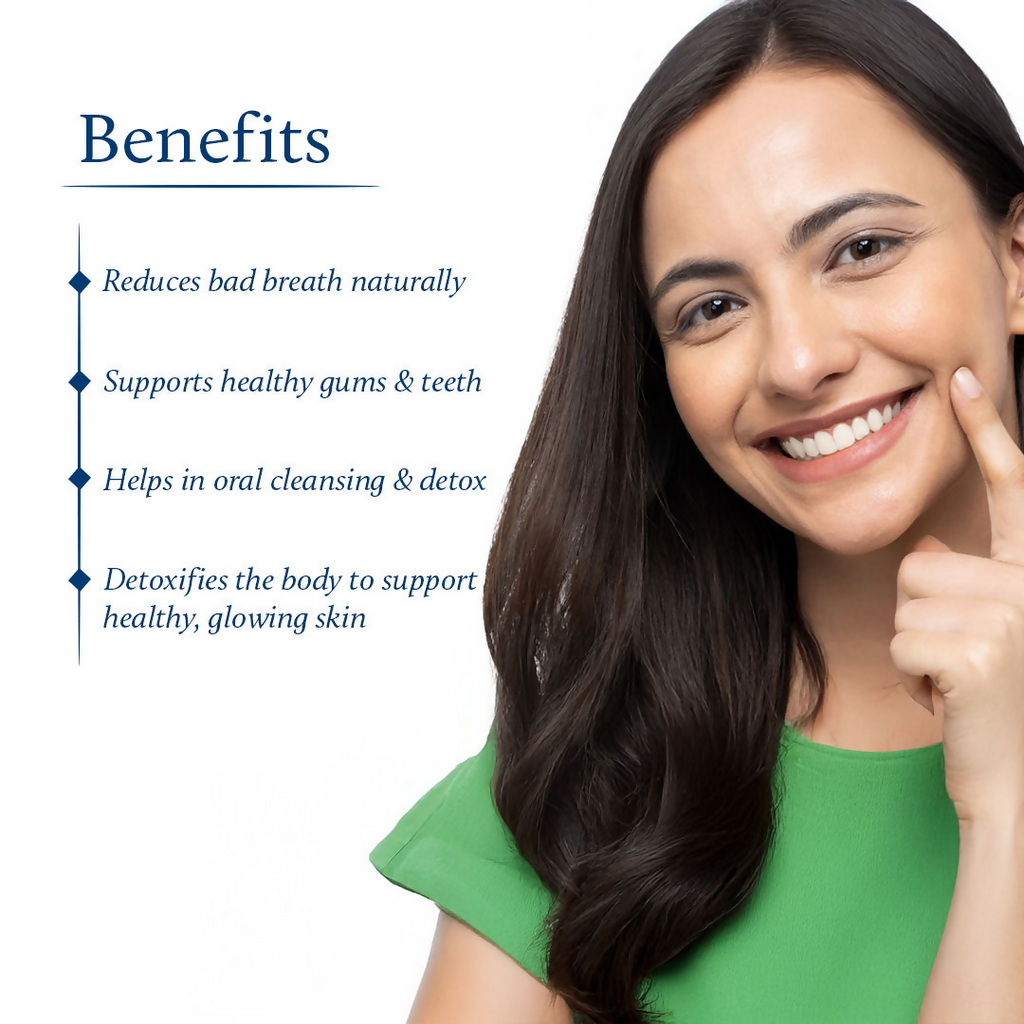 Blue Nectar Cardamom Mint Oil Pulling For Mouth