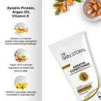 The Skin Story Sulphate Free Anti Frizz Keratin Hair Conditioner, Instant Gloss Smooth Shine, Vit E