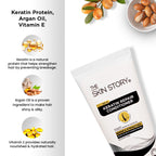 The Skin Story Sulphate Free Keratin Conditioner For Coloured Dry Frizzy Damaged Hair With Vitamin E