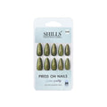 shills professional reusable press on nails log almond spn696