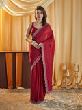 kasee Embellished Beads and Stones Silk Blend Saree - Distacart