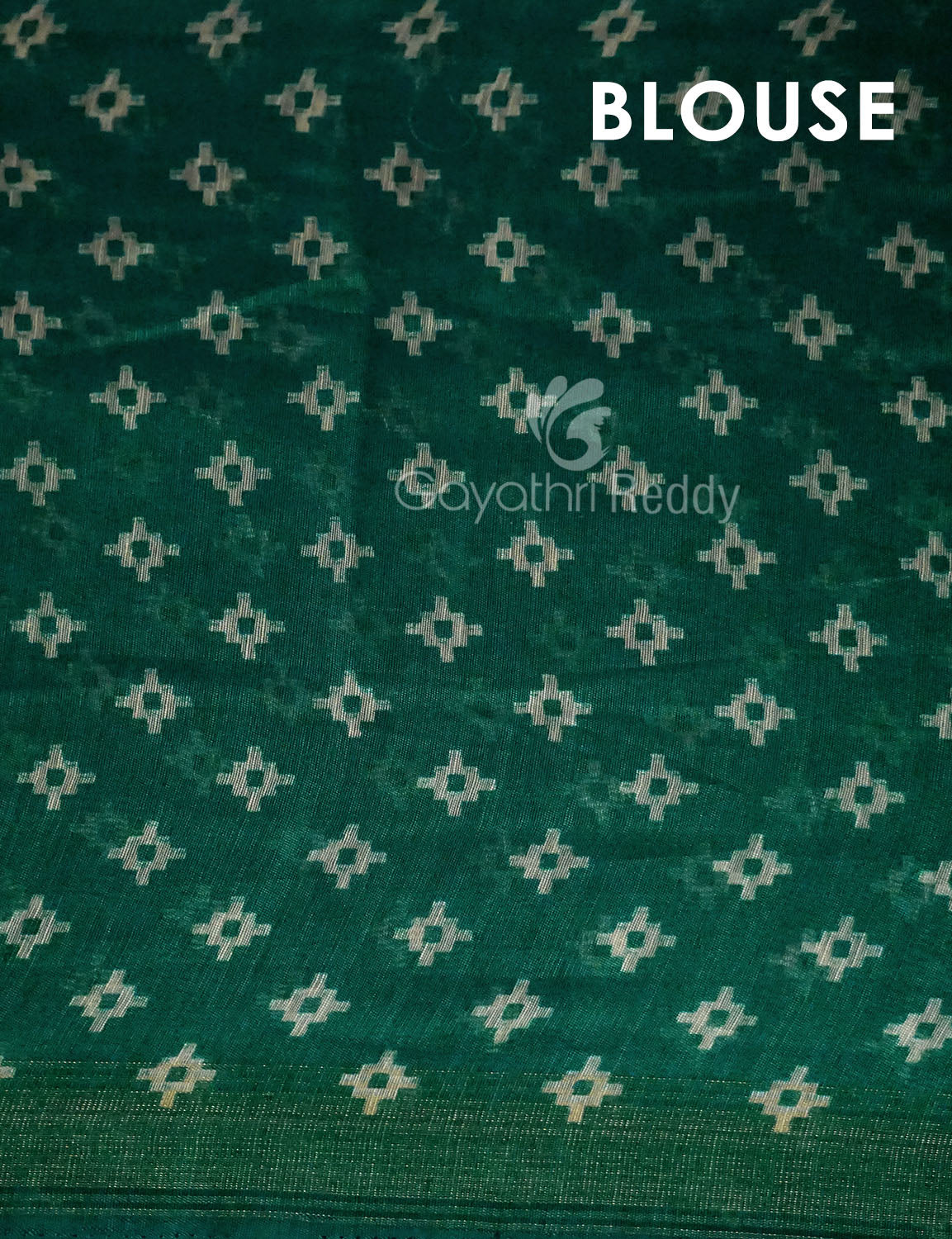 Off-White Red Striped Semi Chanderi Saree By Gayathri Reddy Designer Studio - Distacart