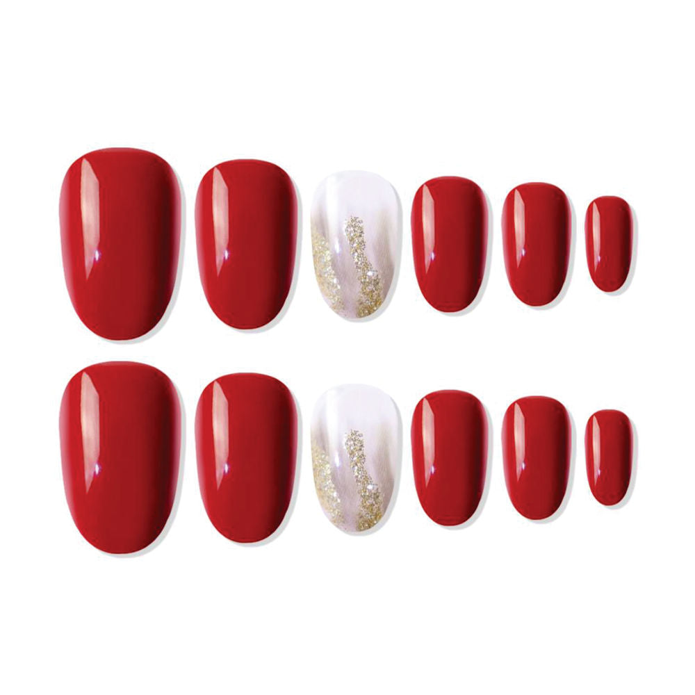 shills professional reusable press on nails oval spn700