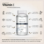 Vokin Biotech Natural Vitamin E from Sunflower - D-Alpha-Tocpherol - 10mg
