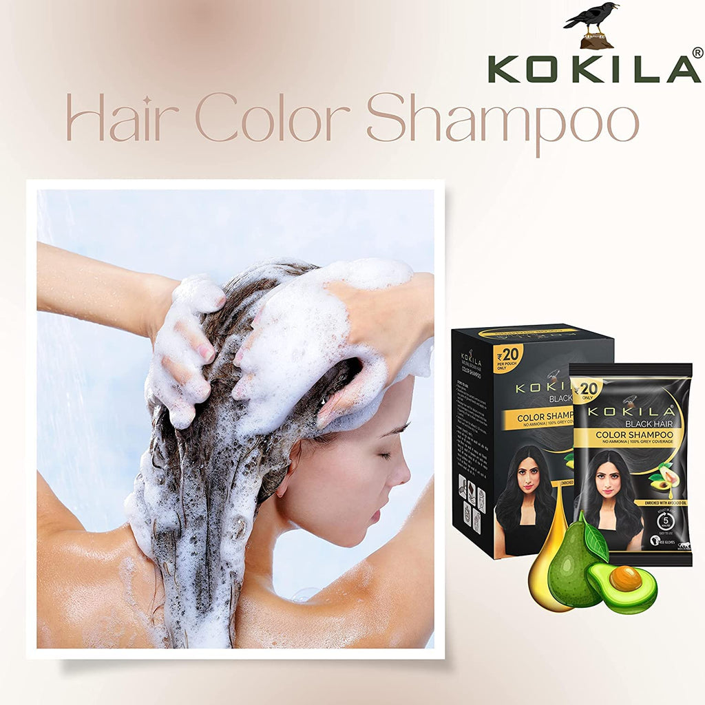 Kokila Color Shampoo/Hair Color For Men & Women