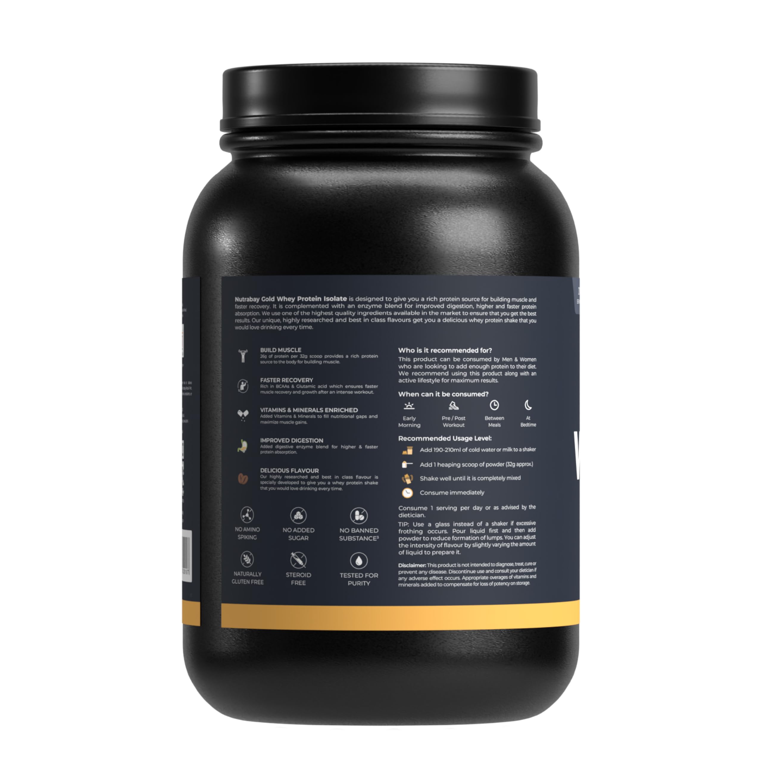 Nutrabay Gold Isolate  Whey Protein Powder