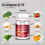 Vokin Biotech Natural Coenzyme Q-10 Rich in Antioxidant, Support Heart Health & Boosts Energy 250 mg