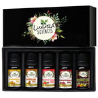 Luxura Sciences Organic Essential Oils for Skin Brightening & Tightening - Rosehip Oil, Argan Oil, Grape Seed Oil, Turmeric Oil, Vitamin E Oil