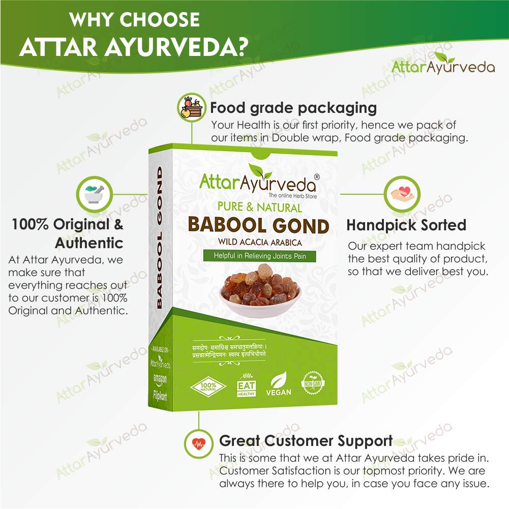 Attar Ayurveda Babool Gond uses