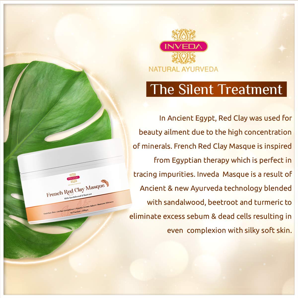Inveda French Red Clay Masque