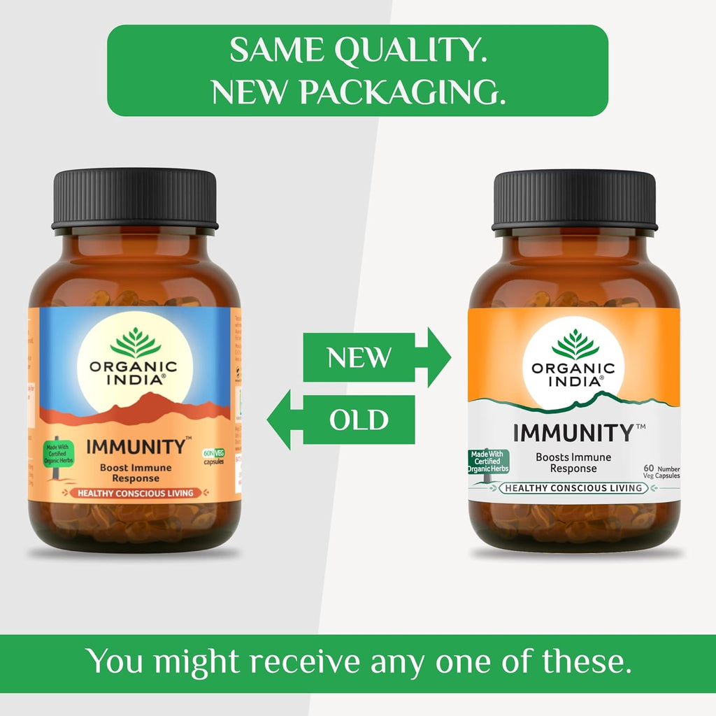 Organic India Immunity Capsules - Distacart