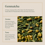 ILEM JAPAN Genmaicha Japanese Brown Rice Roasted Green Tea | Sourced From South Japan | Green Tea Leaves | 15 Tea Bags