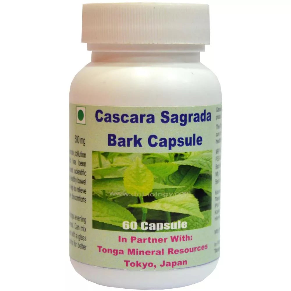 Tonga Herbs Cascara Sagrada Bark Capsules