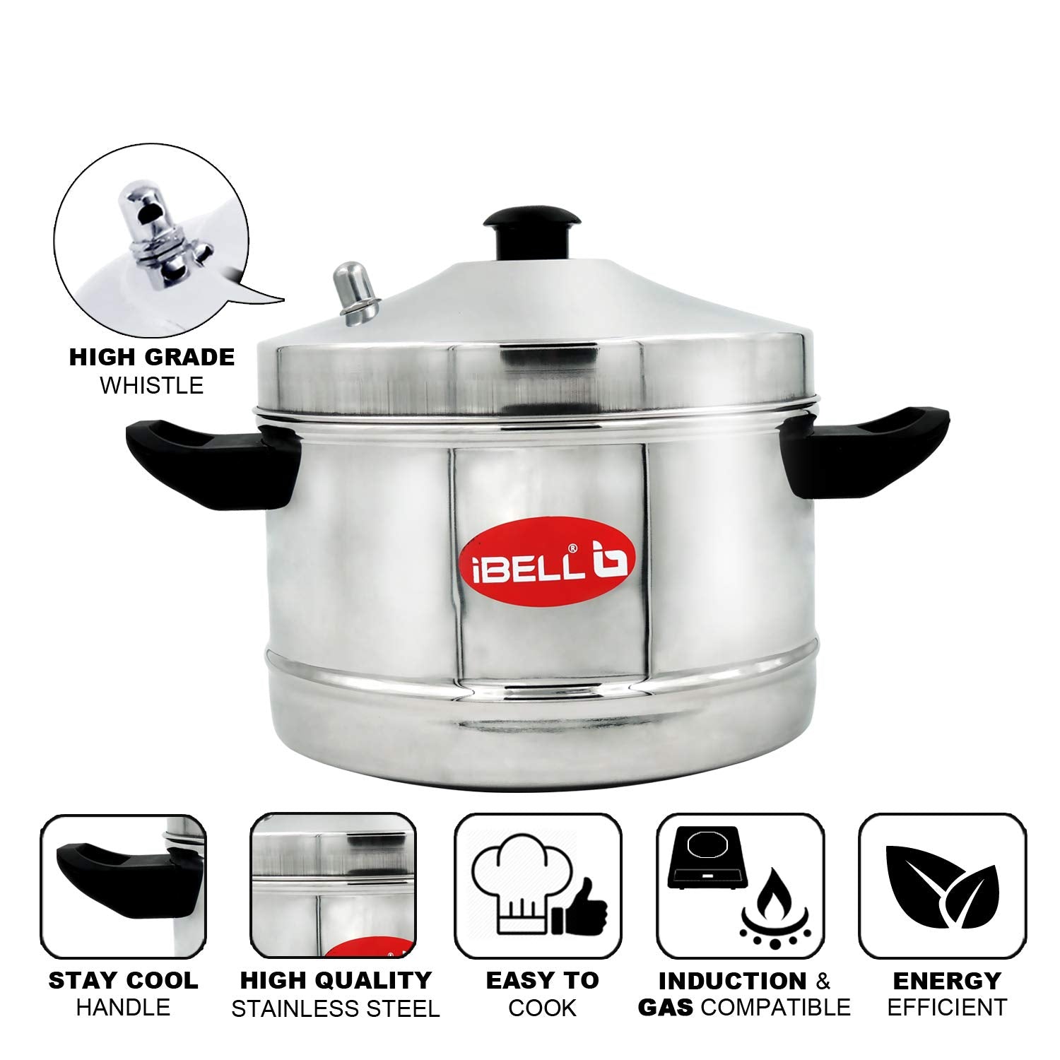 Stainless Steel Idly Cooker With 4 Idly Plates
