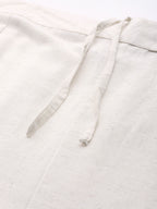 Juniper Women Ivory Rayon Flex Solid Slim Fit Pant/Slim Pant - Distacart
