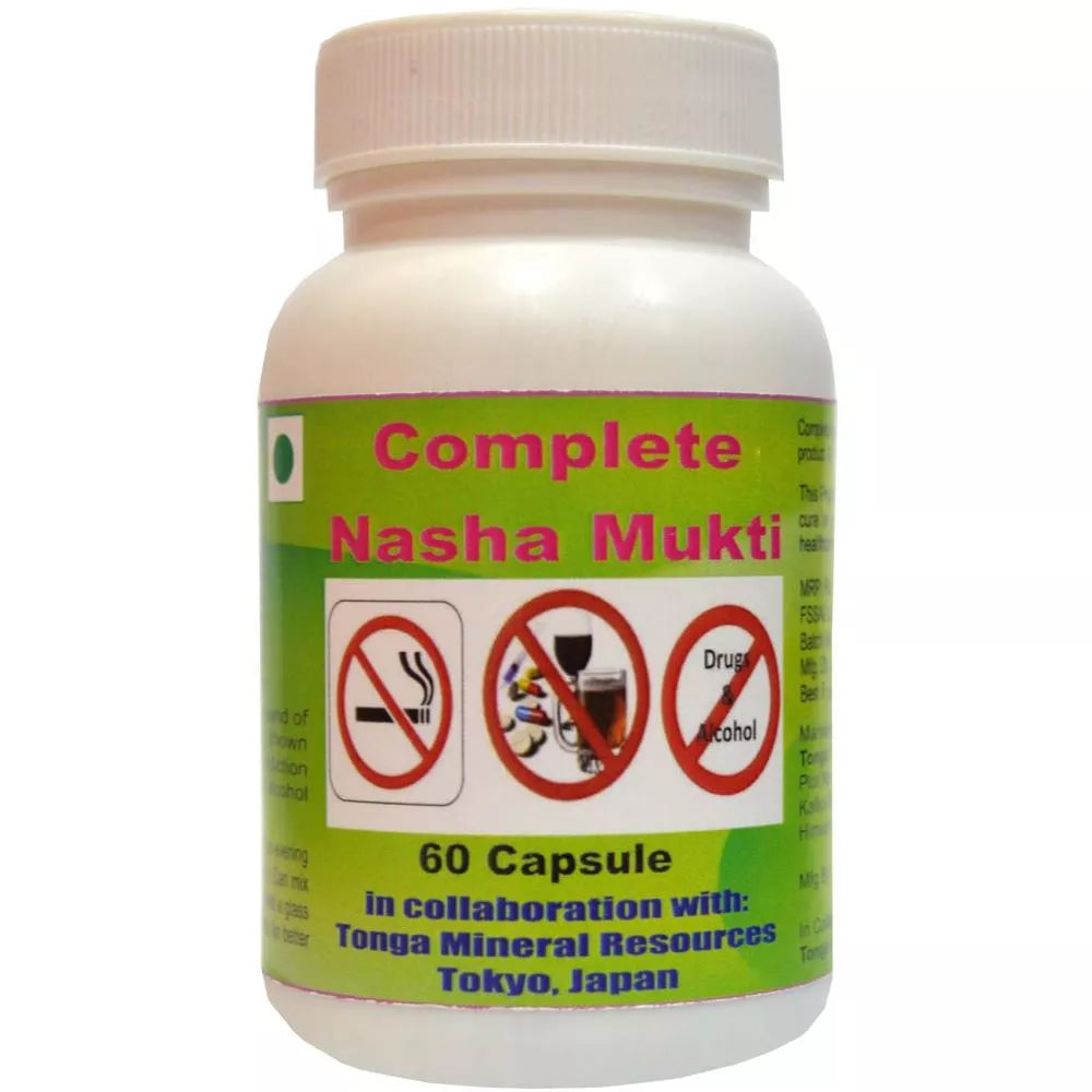 Tonga Herbs Complete Nasha Mukti Capsules