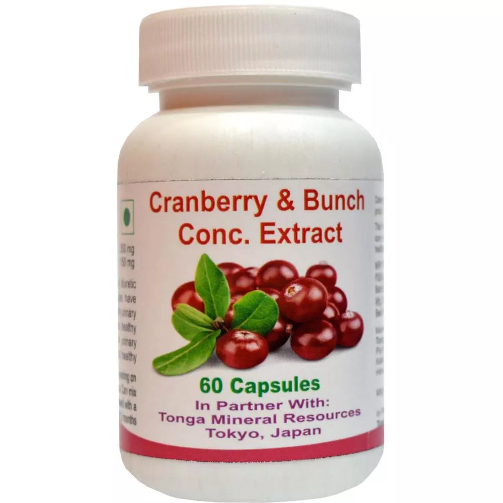 Tonga Herbs Cranberry And Bunch Conc. Extract Capsules