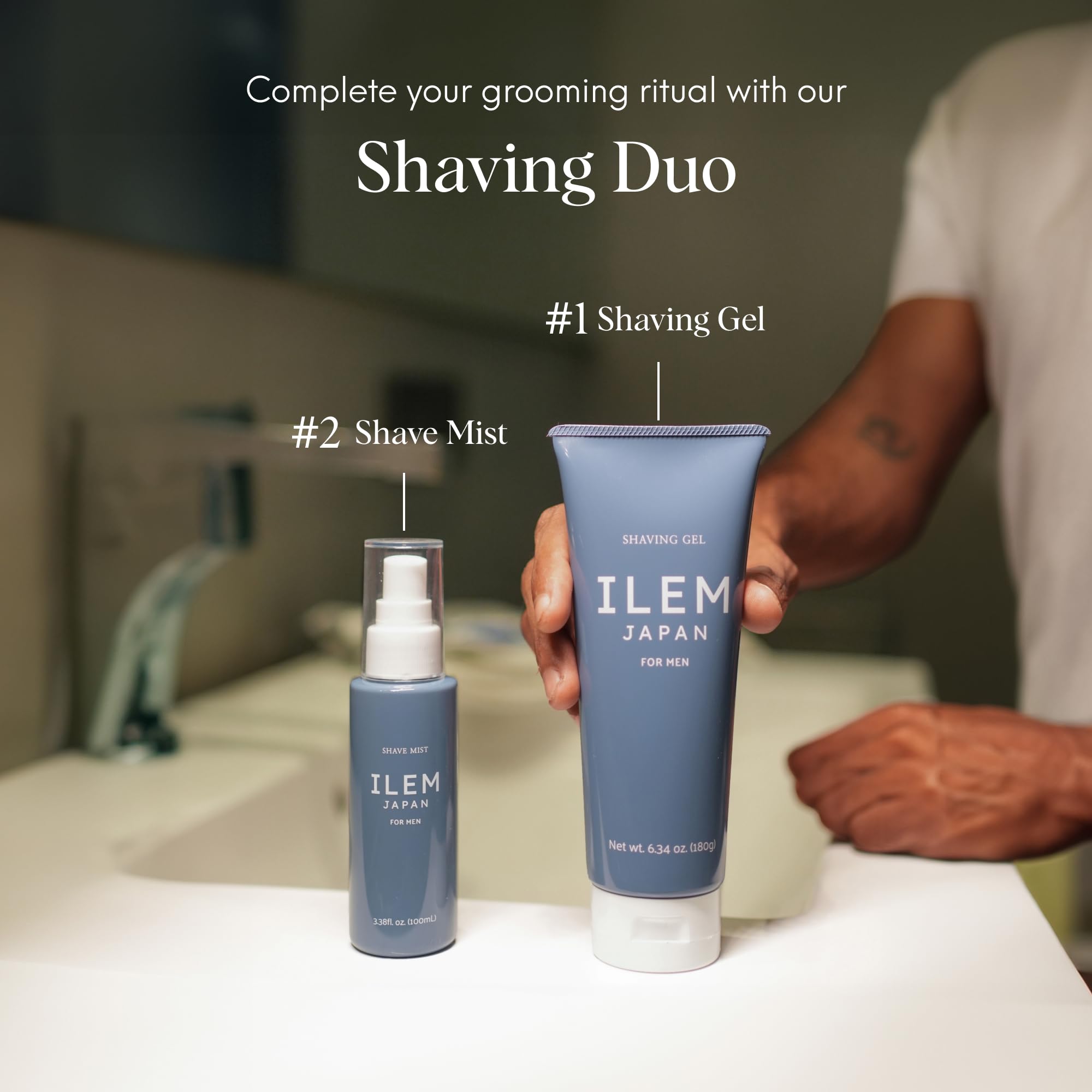 ILEM JAPAN Shave Mist For Men | Best Before Oct 2026 | After Shave Spray | Made in Japan - 100ml