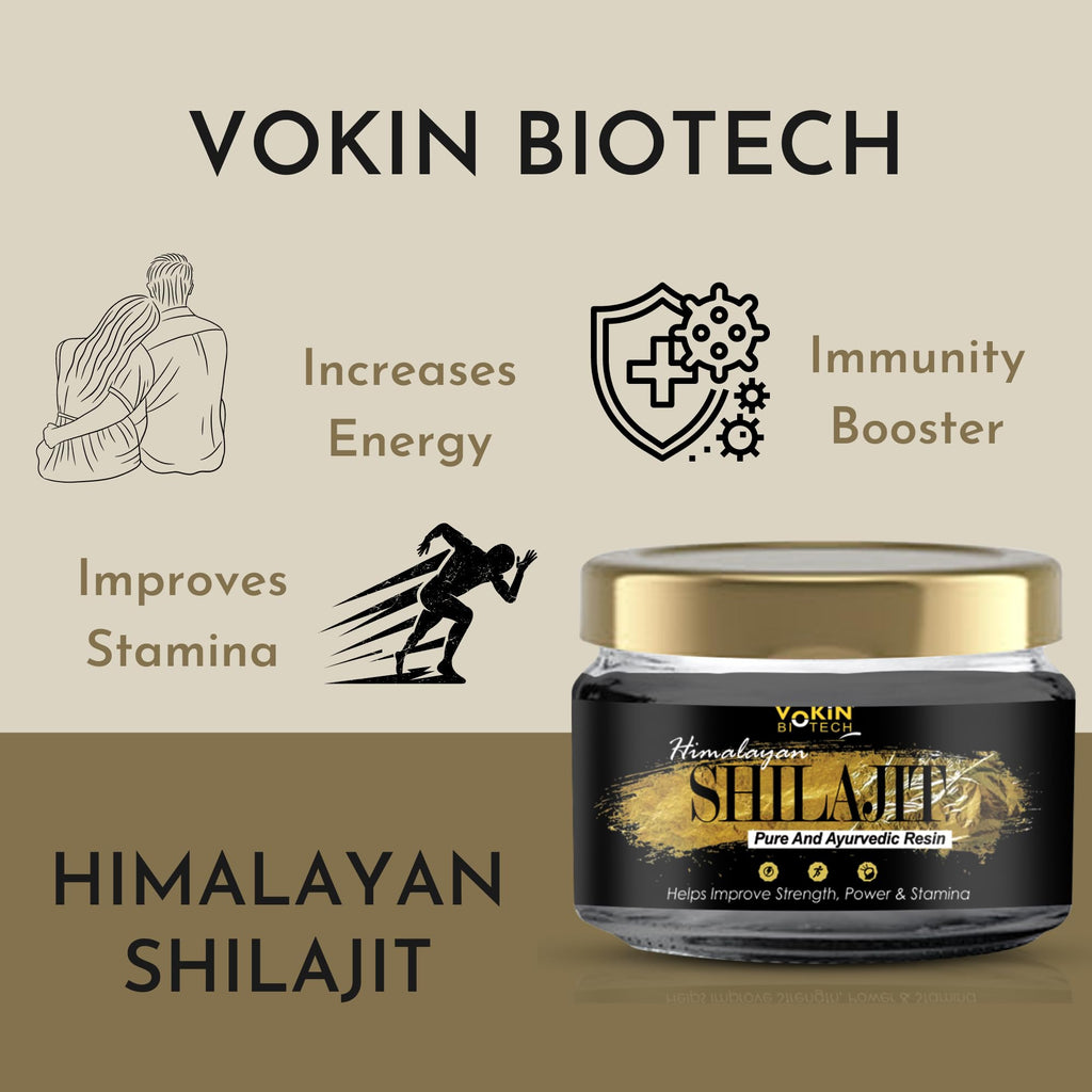 Vokin Biotech SJ Resin 20g Helps in Boosts Stamina and Energy | Immunity Booster