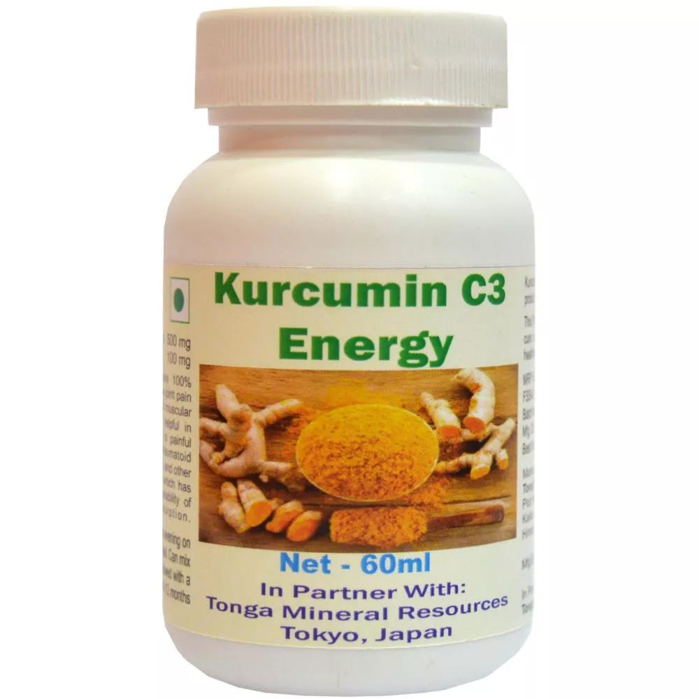 Tonga Herbs Kurkumin C3 Energy Capsules