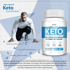 Vokin Biotech Keto Capsules Advance Weight Loss Fat Burner Supplement with (Green Tea + Garcinia Cambogia + Green Coffee) Extract Capsules