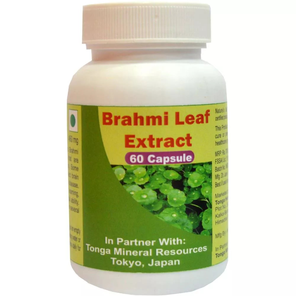 Tonga Herbs Brahmi Leaf Extract Capsules