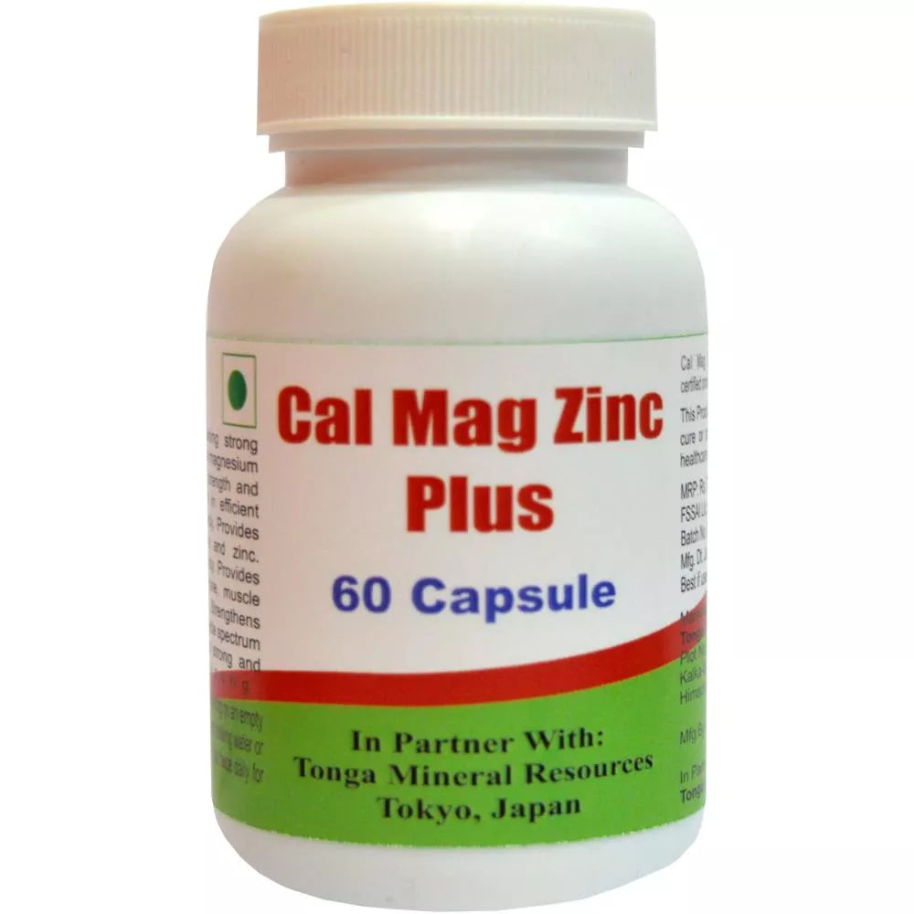 Tonga Herbs Cal Mag Zinc Plus Capsules