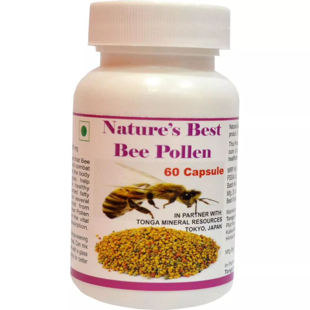 Tonga Herbs Nature Best Bee Pollen Capsules