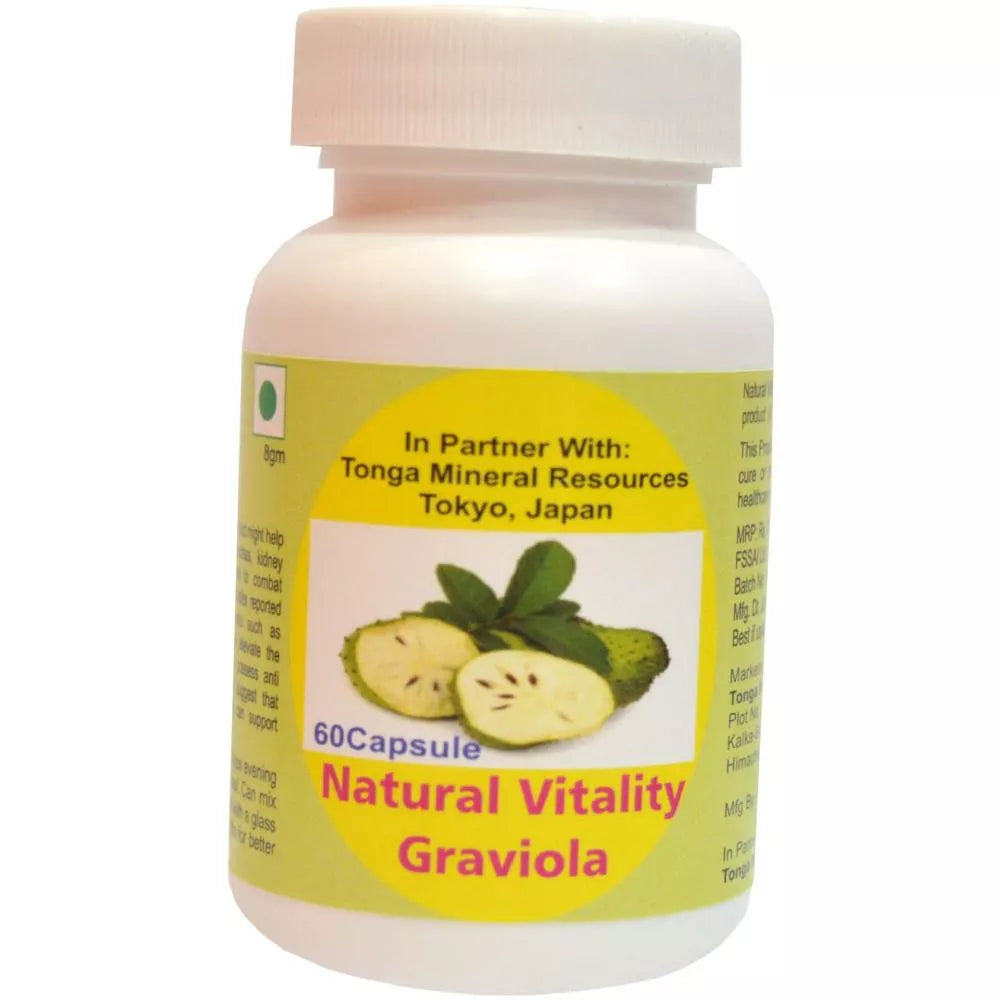 Tonga Herbs Natural Vitality Graviola Capsules