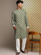 House of Pataudi Jashn Ethnic Motifs Printed Kurta
