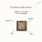 Disguise Satin Smooth Eyeshadow Squares - Frosted Gold Melon 202