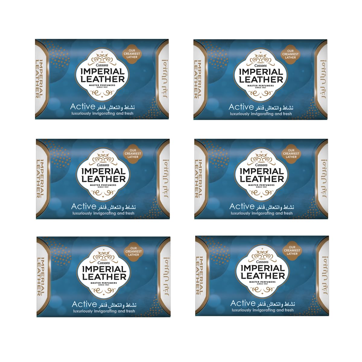 Cussons Imperial Leather Active Soap Luxuriously Invigorating And Fresh