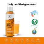 Wellbeing Nutrition Organic Apple Cider Vinegar with 2X Mother - Amla, Turmeric, Cinnamon, and Black Pepper - Distacart