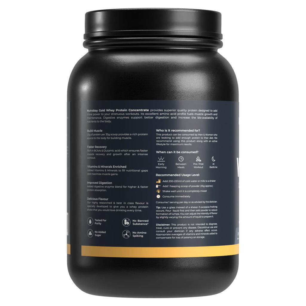 Nutrabay Gold Whey Protein Concentrate - Cold Coffee